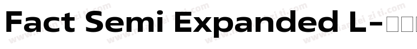 Fact Semi Expanded L字体转换